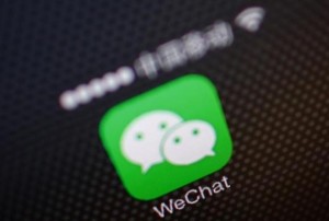 A picture illustration shows a WeChat app icon in Beijing, December 5, 2013. Credit: Reuters/Petar Kujundzic